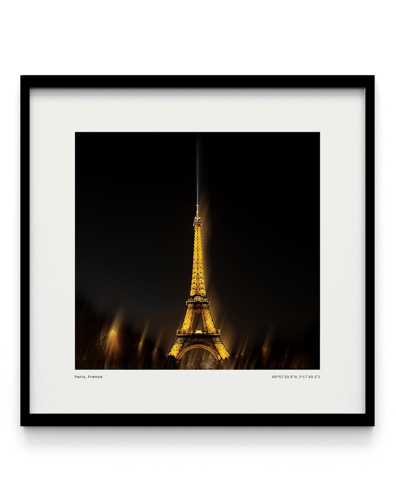324 Metres by Studio Halcyon, framed in Ebony Black