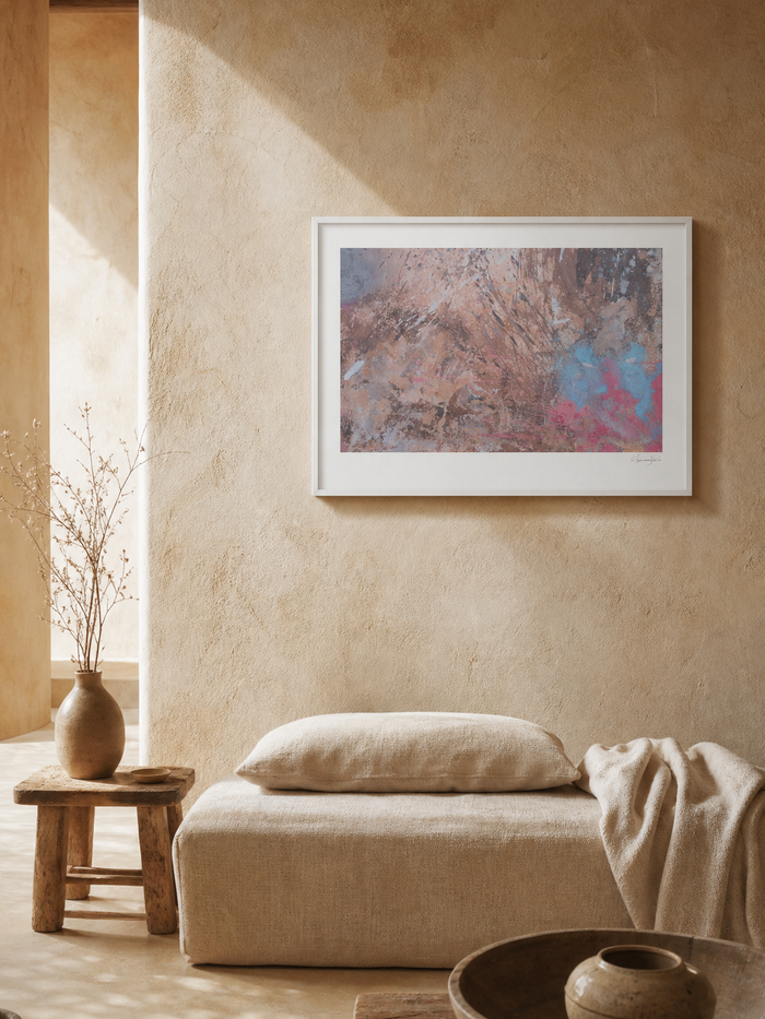 On Negative Space: Japandi Interiors and the Abstract Painting