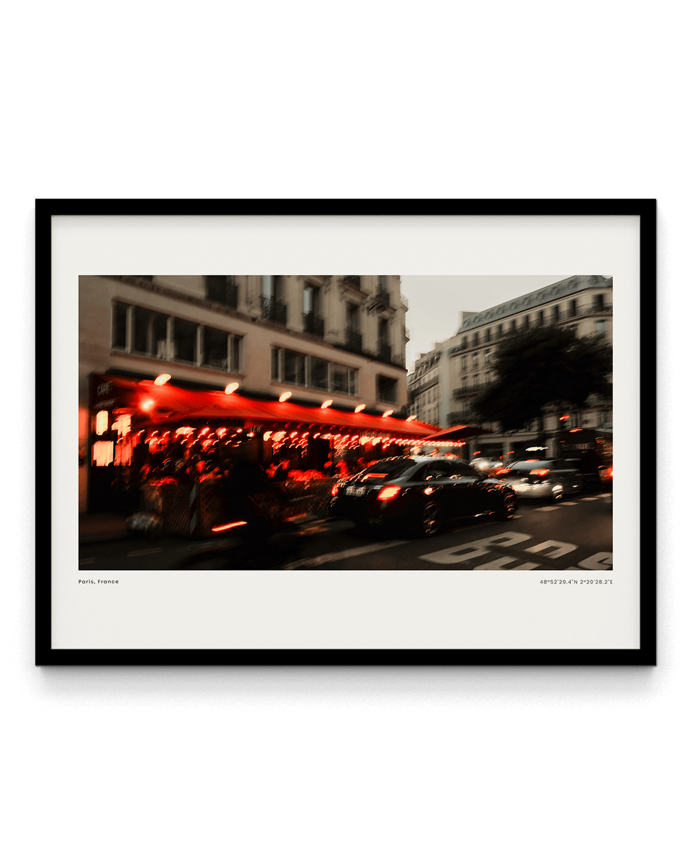 After Afterworks by Studio Halcyon, framed in Ebony Black