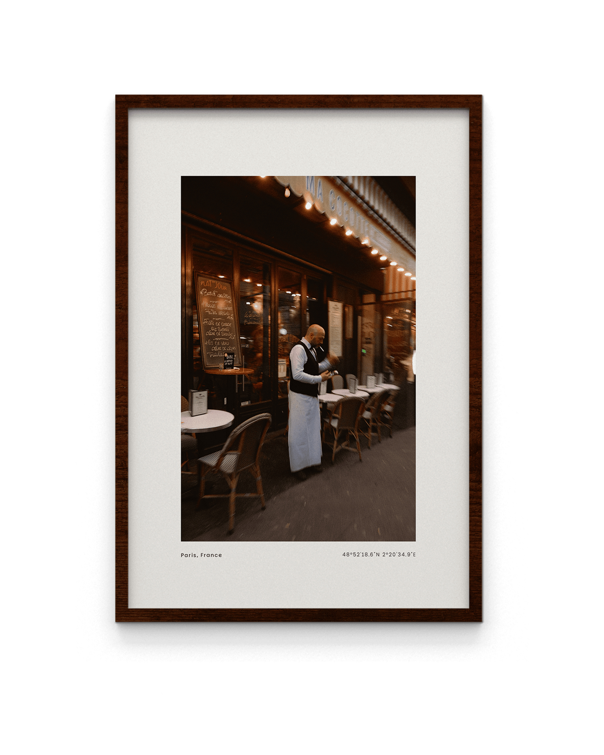 Walnut Brown Frame