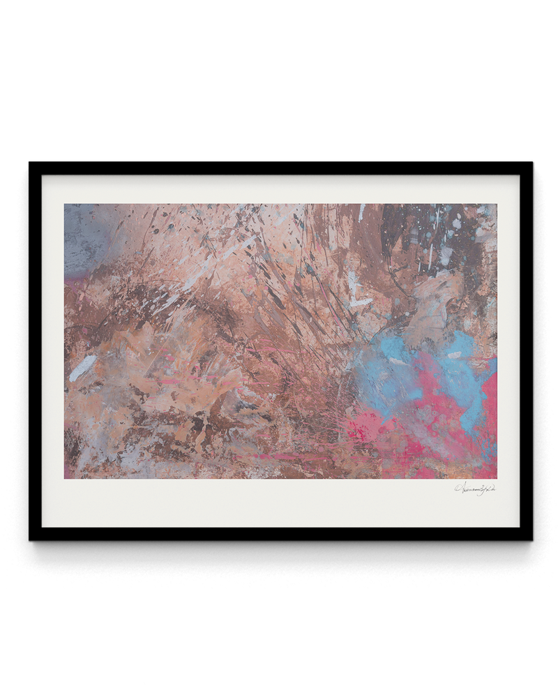 Spring II, framed