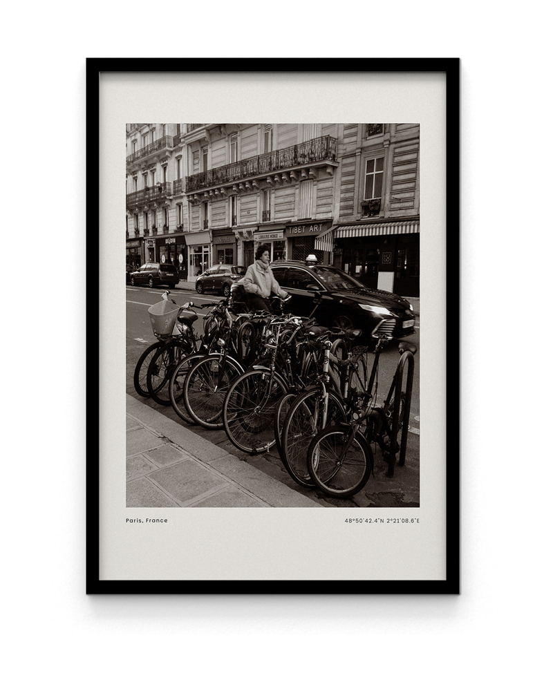 À Vélo, framed
