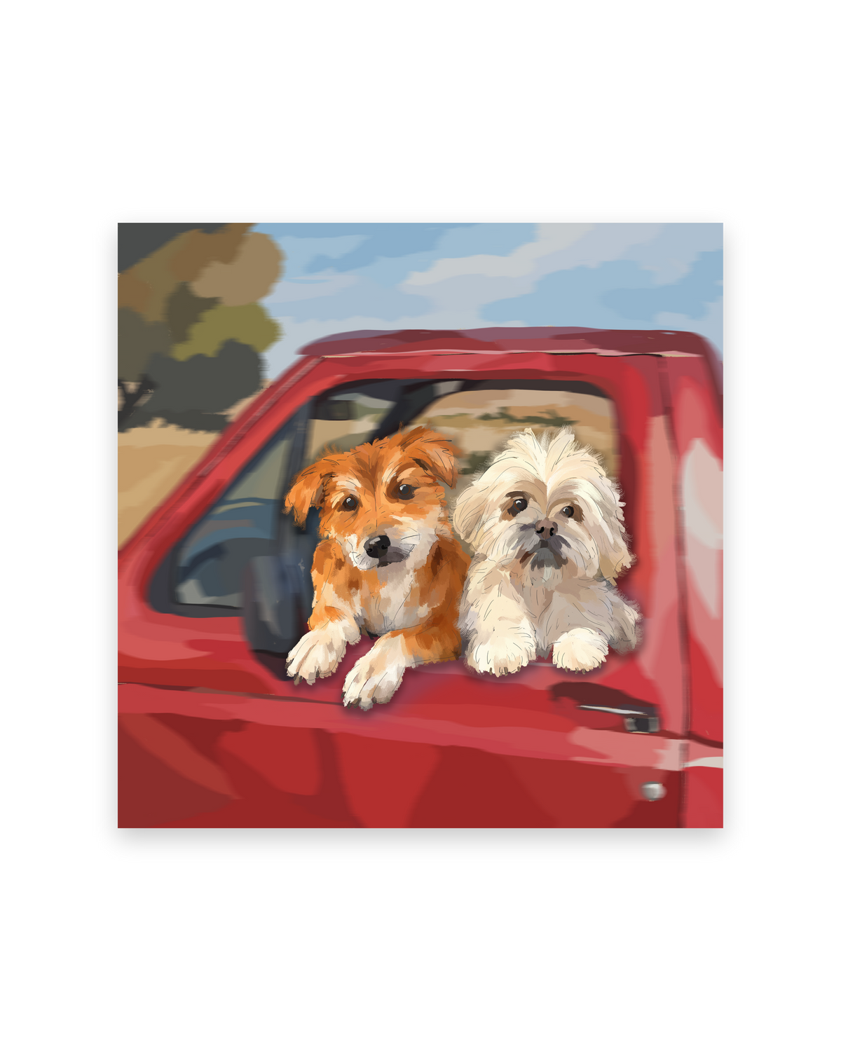 Homies by Aanya Kaur Benipal, unframed open edition fine art print
