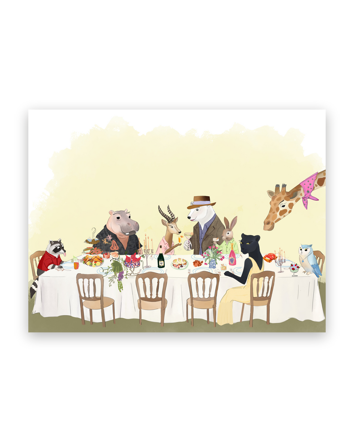 La Cena by Aanya Kaur Benipal, unframed open edition fine art print