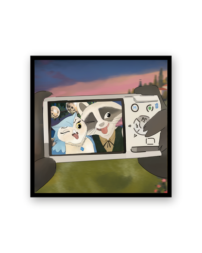 Say Mozzarella by Aanya Kaur Benipal, framed in Ebony Black
