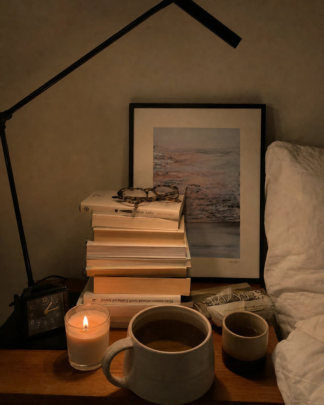 Where Rivers Rest on a bedside table under an anglepoise lamp